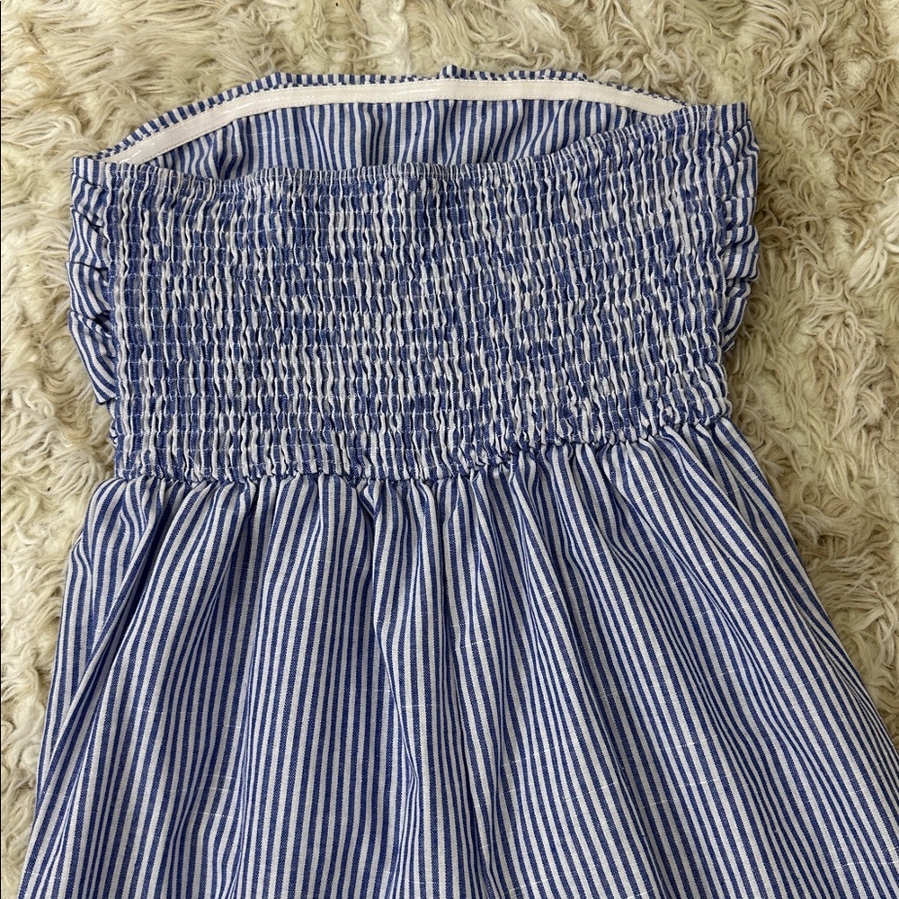 SHEIN Blue and White Striped Jumpsuit - Picture 4 of 4